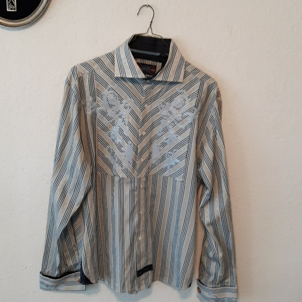 English Laundry Hand Sewn Hand Laundered xxl embro